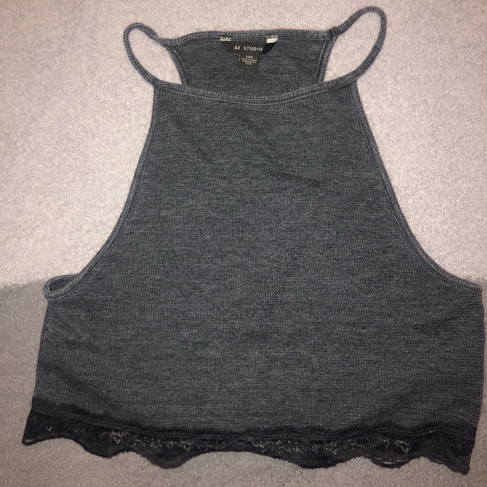 AE Studio Lace Hem Tank Top